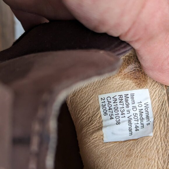 LL Bean Stonington Chelsea Boots Leather Wms 10 - Picture 4 of 6